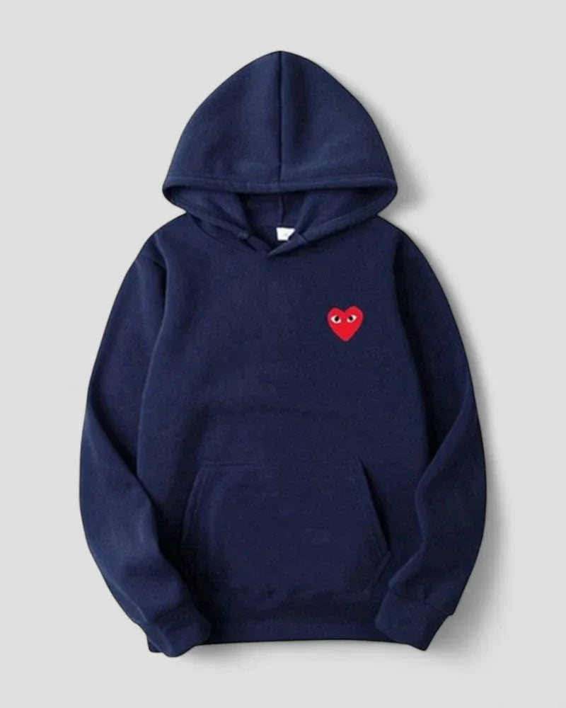 Kvinders Casual Hættetrøje med Broderet Design 1