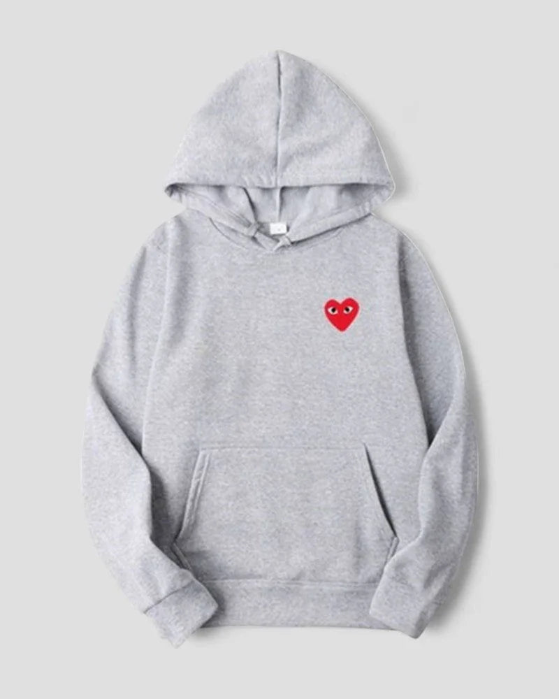 Kvinders Casual Hættetrøje med Broderet Design 10