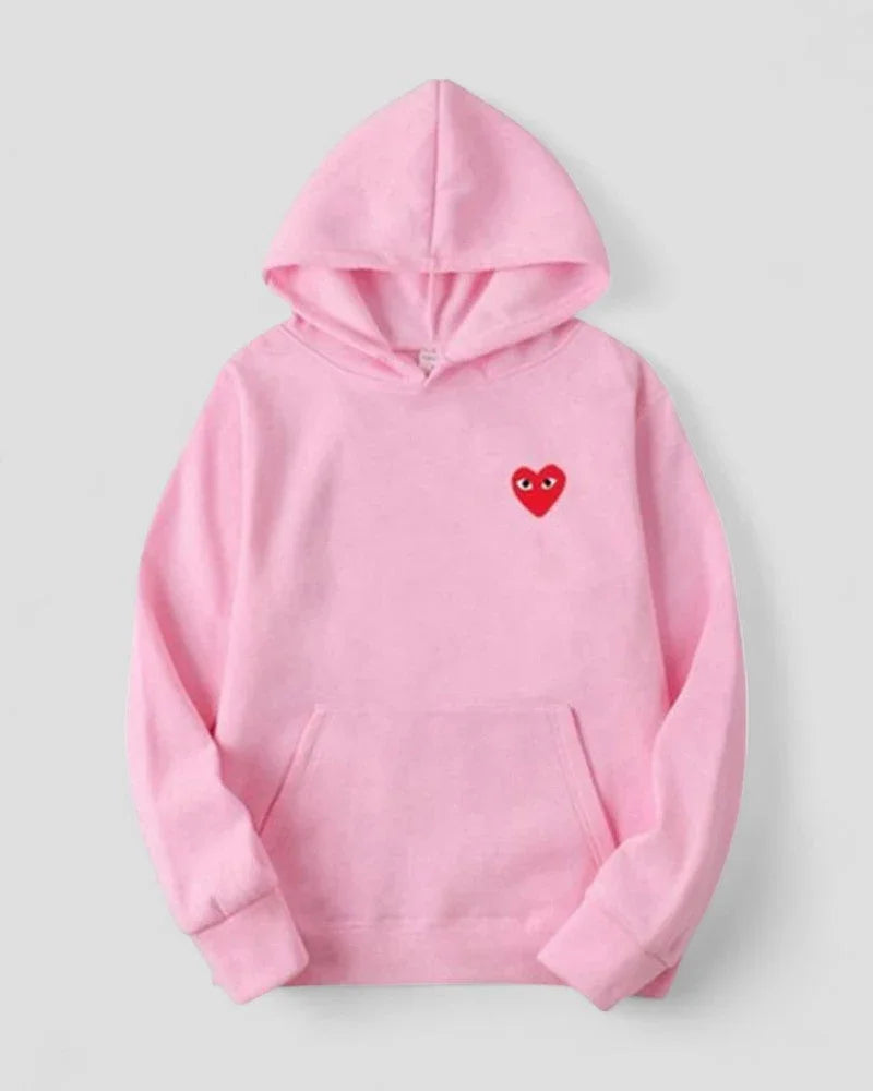 Kvinders Casual Hættetrøje med Broderet Design 12