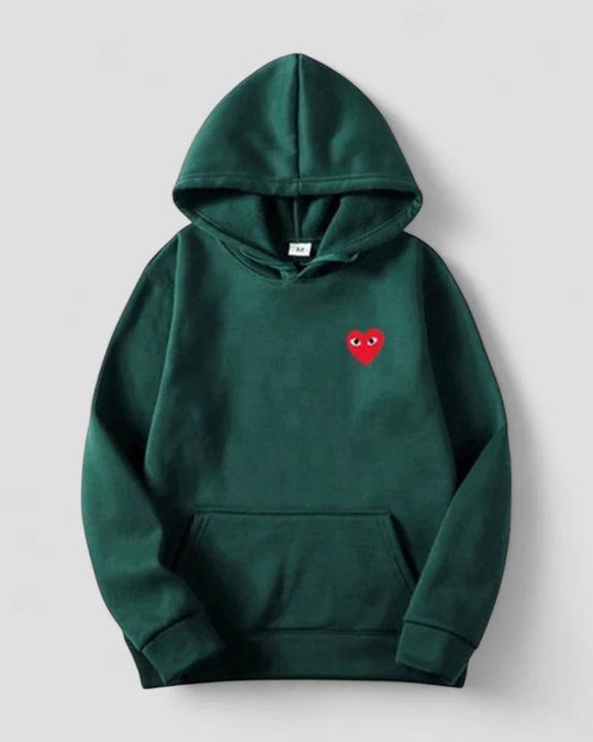 Kvinders Casual Hættetrøje med Broderet Design 6