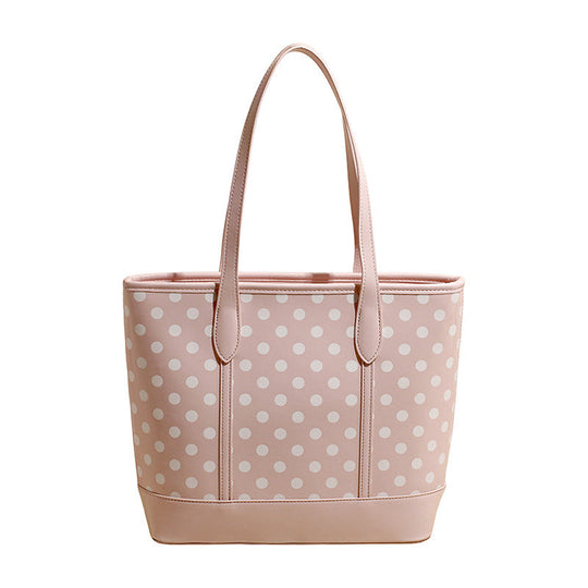 Kvinders Casual Tote Taske Prikket Design 0