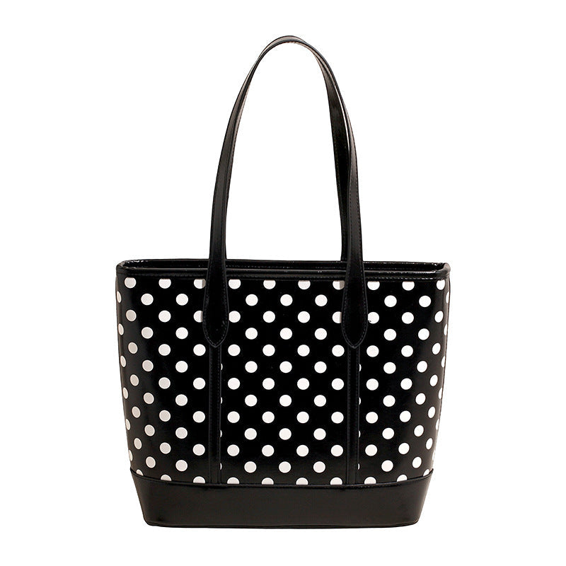 Kvinders Casual Tote Taske Prikket Design 7
