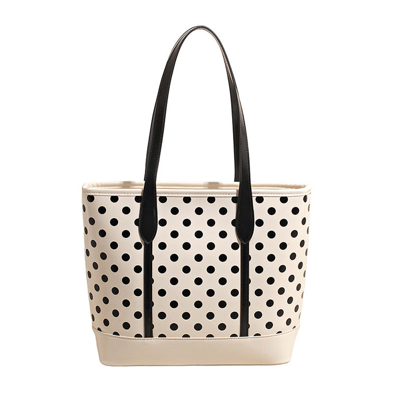 Kvinders Casual Tote Taske Prikket Design 9