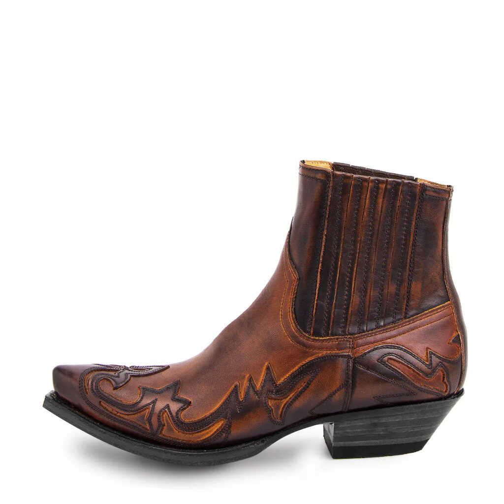 Kvinders Cowboystøvler med Broderi 1
