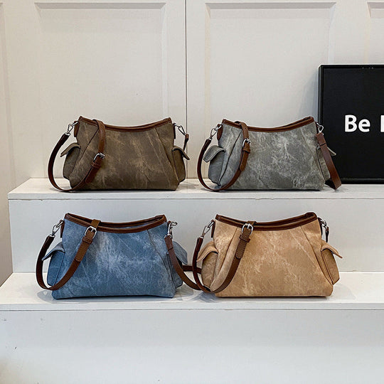 Kvinders Denim Bucket Bag Casual Stil 1