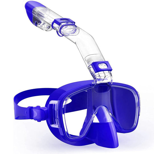 Kvinders Dykkermaske med Fleksibel Snorkel og Bredt Synsfelt 9