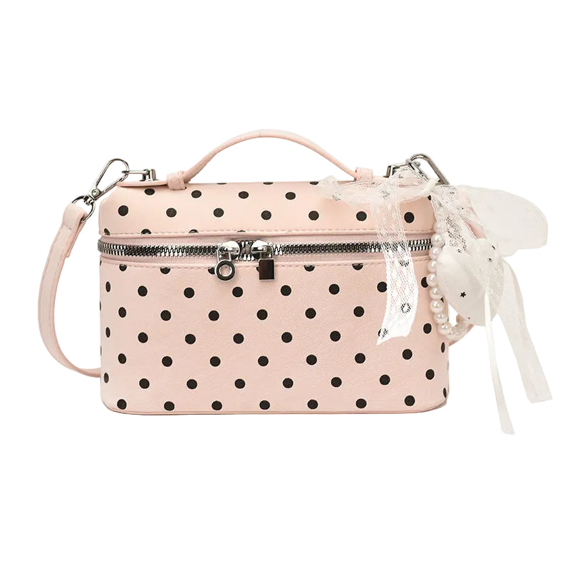 Kvinders Håndtaske Polka Dot Stilfuld Bæremulighed 0