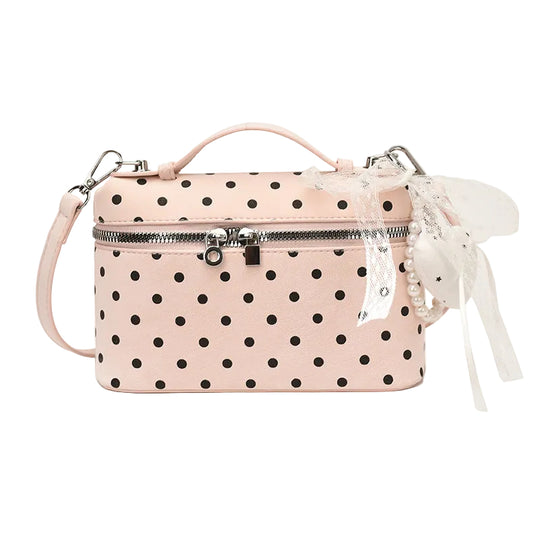Kvinders Håndtaske Polka Dot Stilfuld Bæremulighed 0