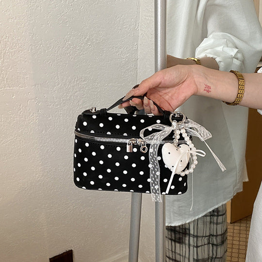 Kvinders Håndtaske Polka Dot Stilfuld Bæremulighed 1