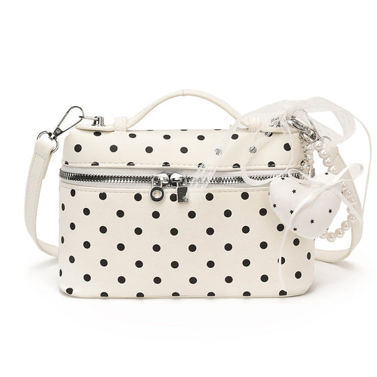 Kvinders Håndtaske Polka Dot Stilfuld Bæremulighed 5