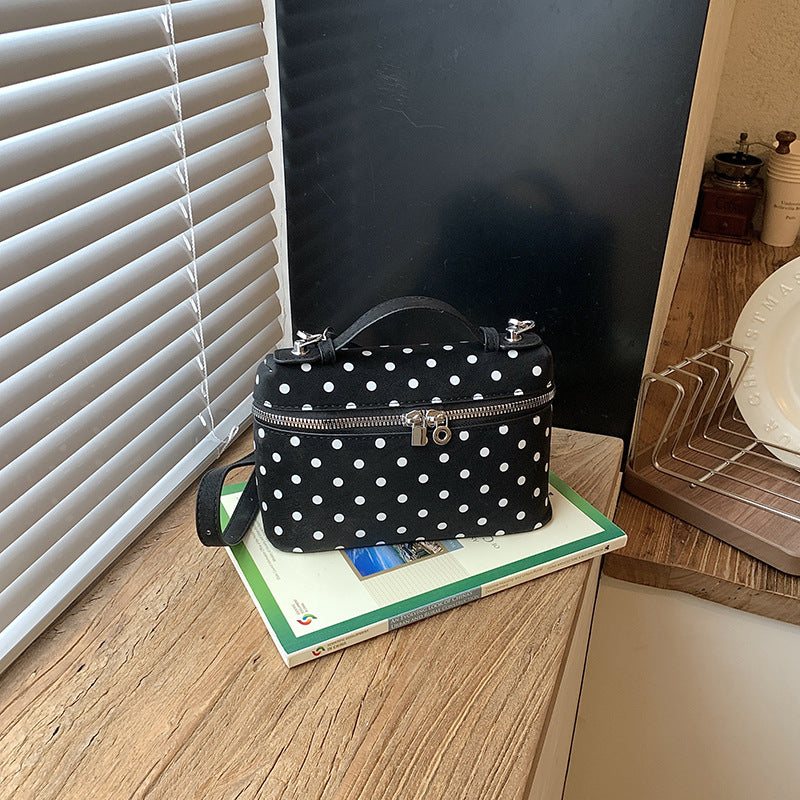 Kvinders Håndtaske Polka Dot Stilfuld Bæremulighed 6