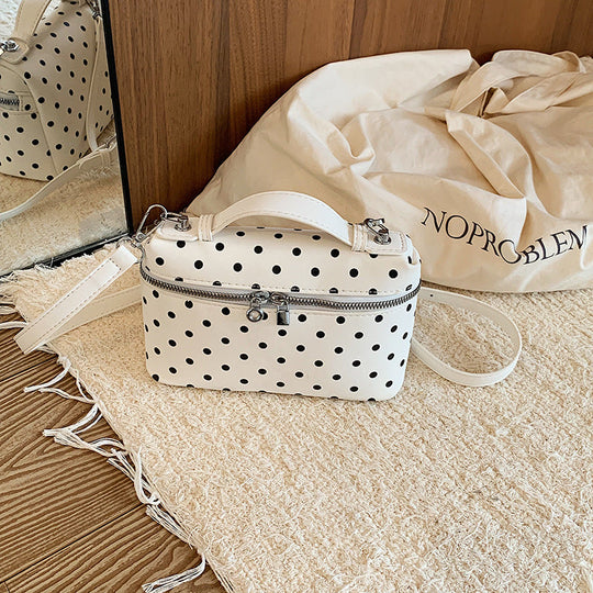 Kvinders Håndtaske Polka Dot Stilfuld Bæremulighed 7