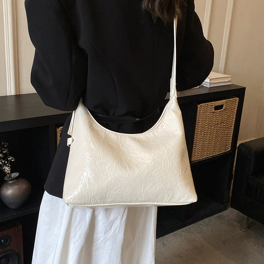Kvinders Hobo Taske Minimalistisk Design Rummelig 3
