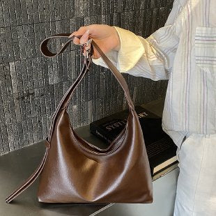 Kvinders Hobo Taske Minimalistisk Design Rummelig 8
