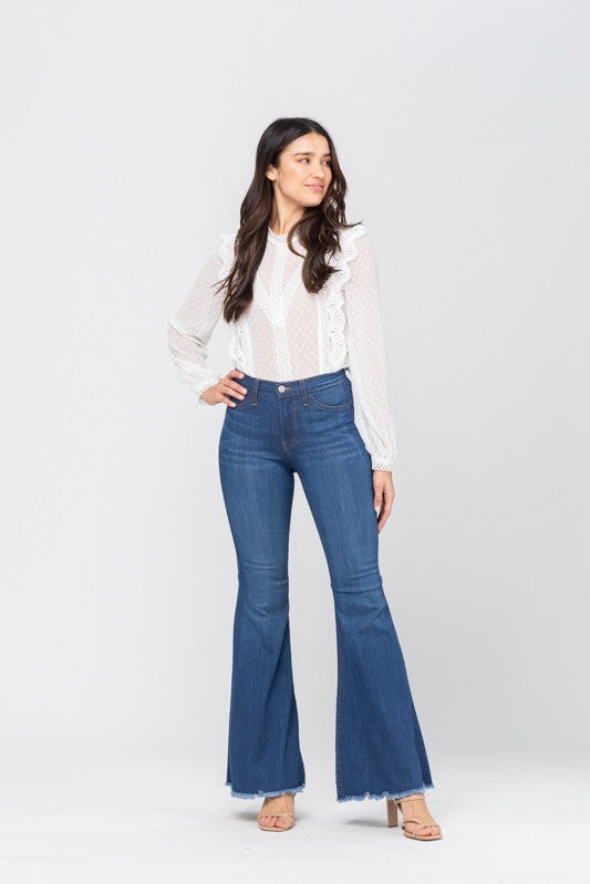 Kvinders Høj Talje Super Flare Jeans 1
