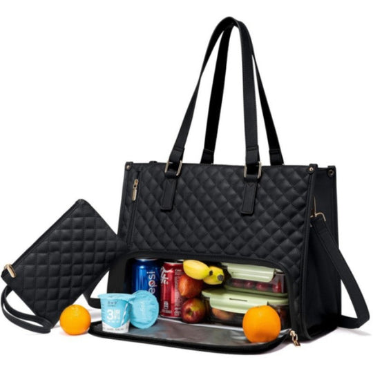 Kvinders Isoleret Frokosttaske Med Flere Rum 2