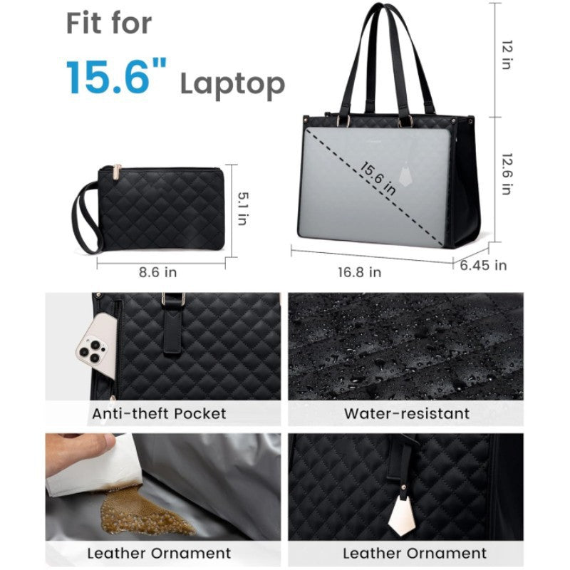 Kvinders Isoleret Frokosttaske Med Flere Rum 7