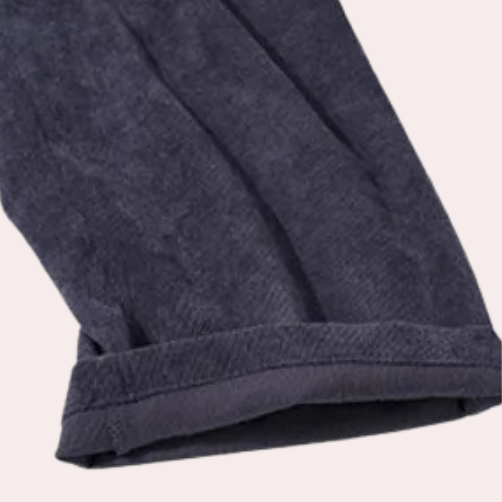 Kvinders Jumpsuit i Fløjl med Løs Pasform 3