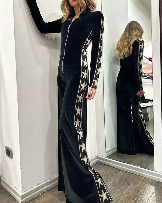 Kvinders Jumpsuit med Stjerneprint 6