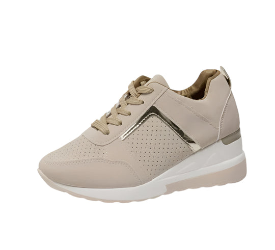 Kvinders Komfortable Sneakers Fleksible Gummisål 0