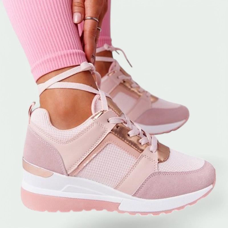 Kvinders Komfortable Sneakers Fleksible Gummisål 2
