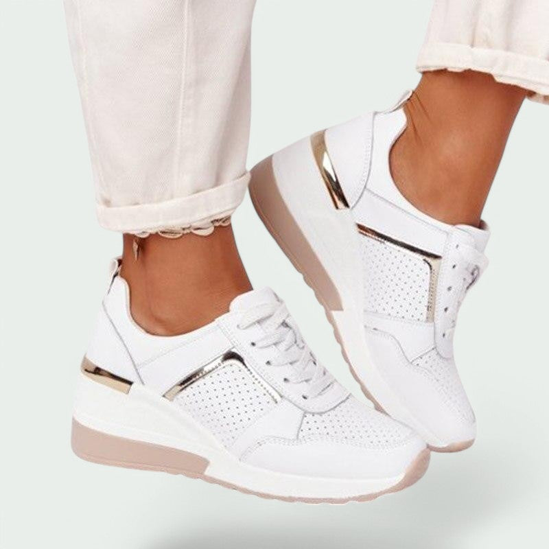 Kvinders Komfortable Sneakers Fleksible Gummisål 3