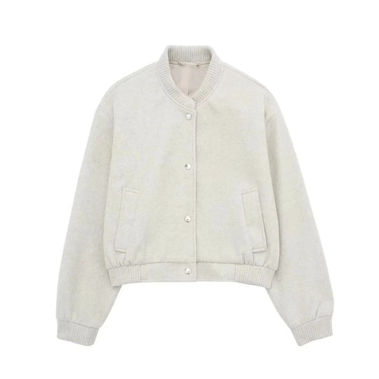 Kvinders Kort Bomberjakke Trendy 5