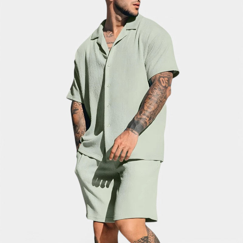 Kvinders Kortærmet Vintage Skjorte Casual Polyester 1