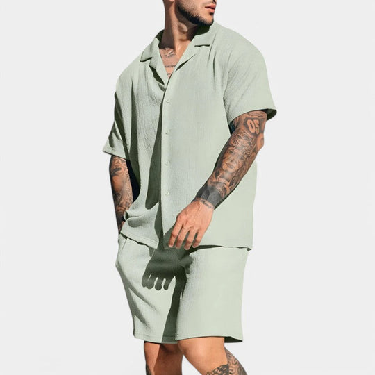 Kvinders Kortærmet Vintage Skjorte Casual Polyester 1