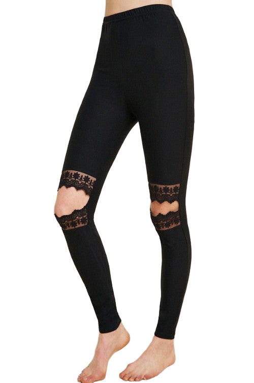 Kvinders Leggings Spidsudskæring Blødt Strækbart Stof 0