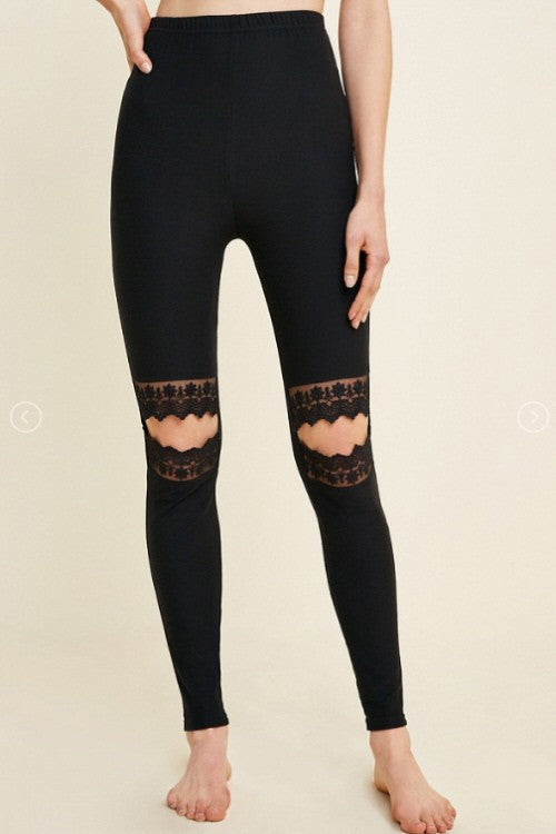 Kvinders Leggings Spidsudskæring Blødt Strækbart Stof 1