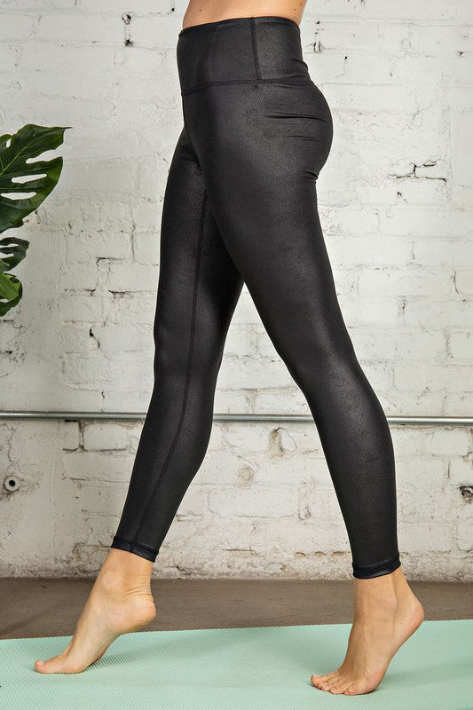 Kvinders Leggings i Blødt Chintz Materiale 1