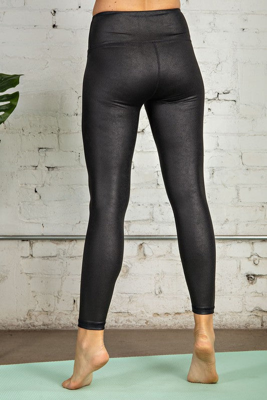 Kvinders Leggings i Blødt Chintz Materiale 3