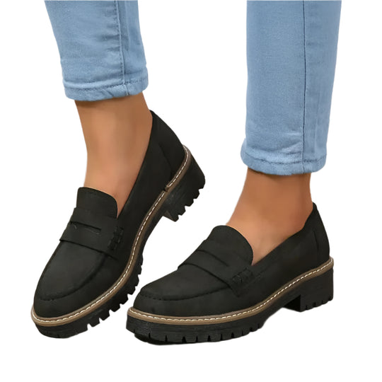 Kvinders Loafers Suede Casual Chic 0