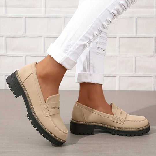 Kvinders Loafers Suede Casual Chic 1