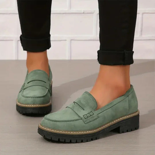 Kvinders Loafers Suede Casual Chic 5