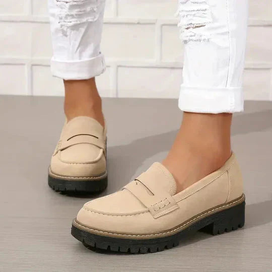 Kvinders Loafers Suede Casual Chic 8