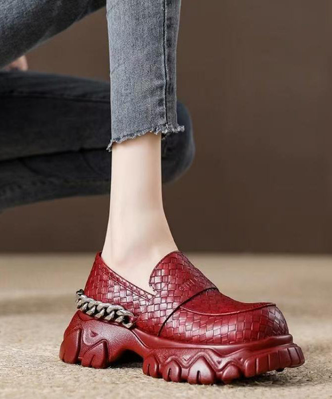 Kvinders Loafers med Splejsningsplatform 3