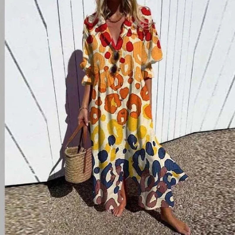 Kvinders Maxi Kjole Boho Stil 1