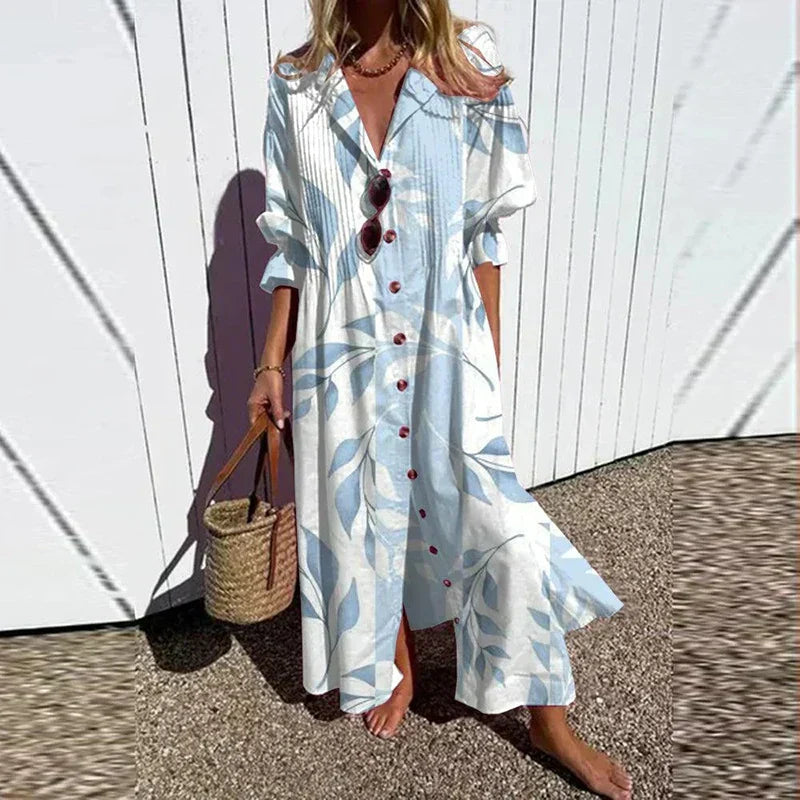 Kvinders Maxi Kjole Boho Stil 4