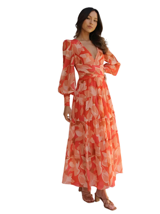 Kvinders Maxi Kjole Elegant Chiffon 0