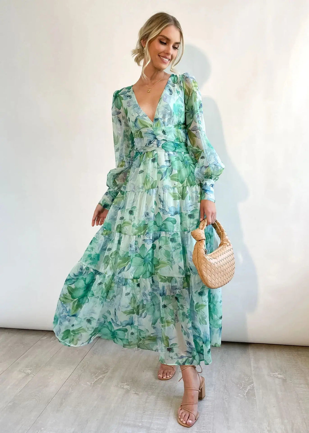 Kvinders Maxi Kjole Elegant Chiffon 2