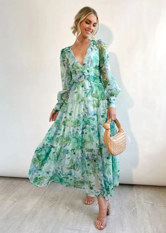 Kvinders Maxi Kjole Elegant Chiffon 2