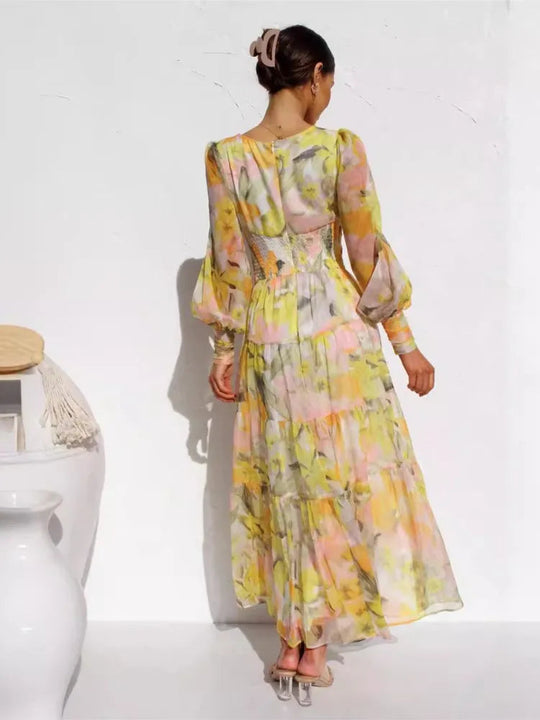 Kvinders Maxi Kjole Elegant Chiffon 4