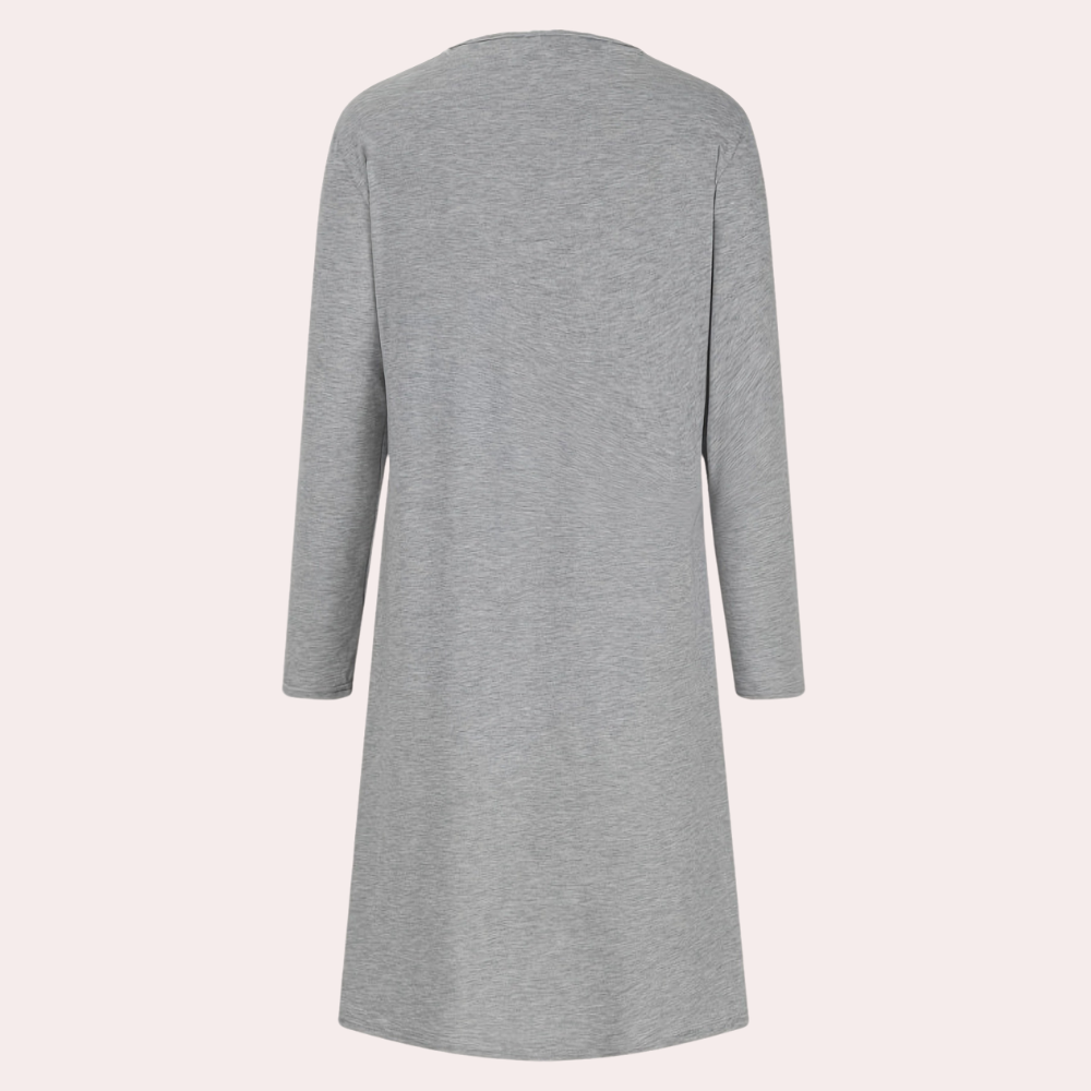 Kvinders Midikjole Afslappet Stil Tidløs Design 2