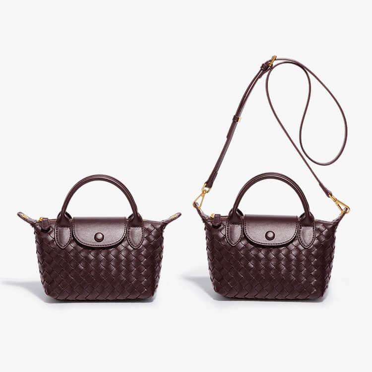 Kvinders Mini Taske Flettet Design 1