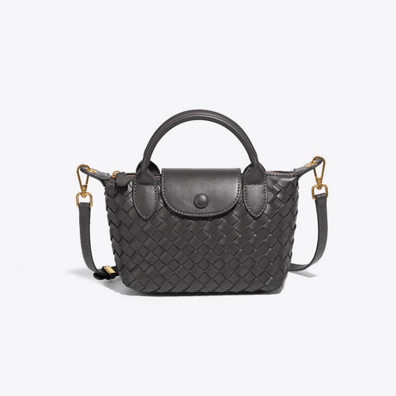 Kvinders Mini Taske Flettet Design 12