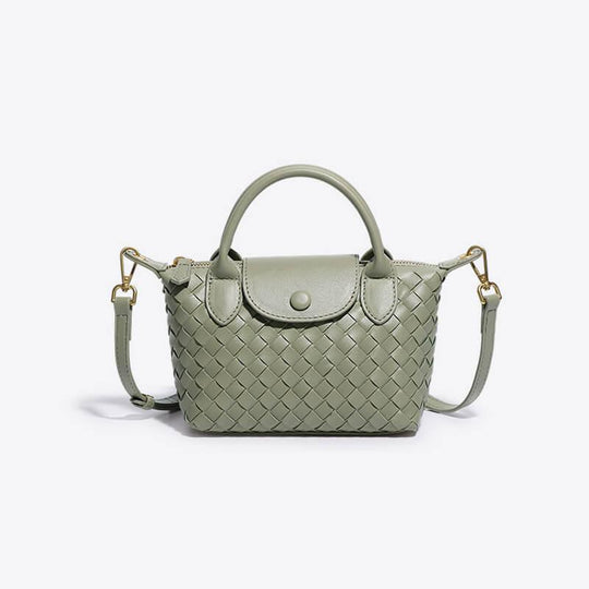 Kvinders Mini Taske Flettet Design 14