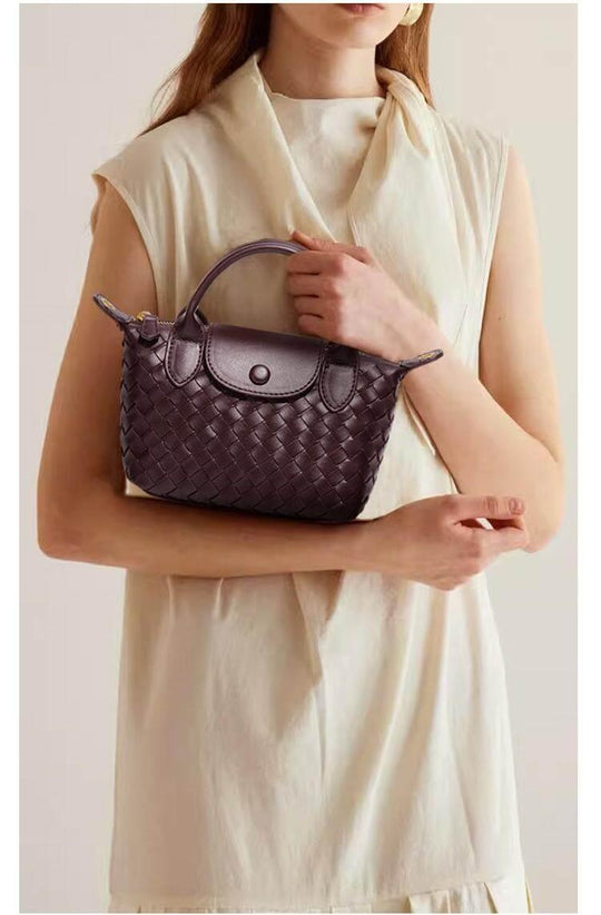 Kvinders Mini Taske Flettet Design 3
