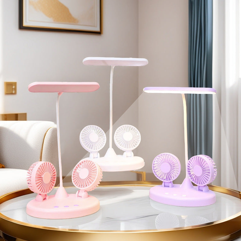 Kvinders Multifunktionel Bordventilator med LED Belysning 1